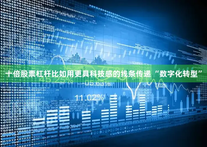 十倍股票杠杆比如用更具科技感的线条传递 “数字化转型”